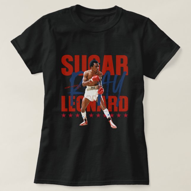 Sugar Ray Leonard T-Shirt (Design vorne)
