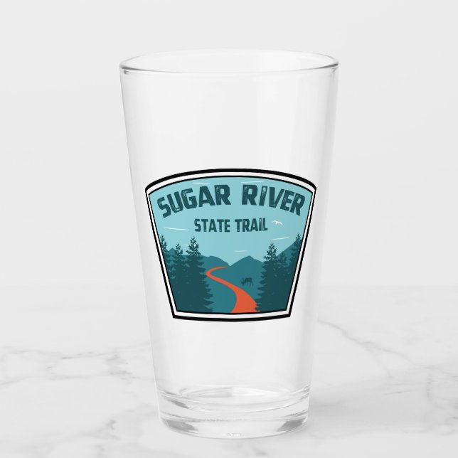 Sugar River Staat Trail Wisconsin Glas (Vorderseite)