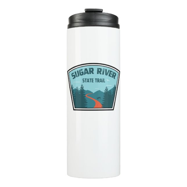 Sugar River Staat Trail Wisconsin Thermosbecher (Vorderseite)