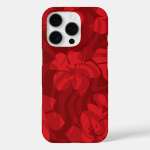 Sugar Shack Hawaiian Hibiskus Red iPhone 16 Pro Hülle