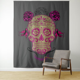 Sugar Skull 1.0 Wandteppich