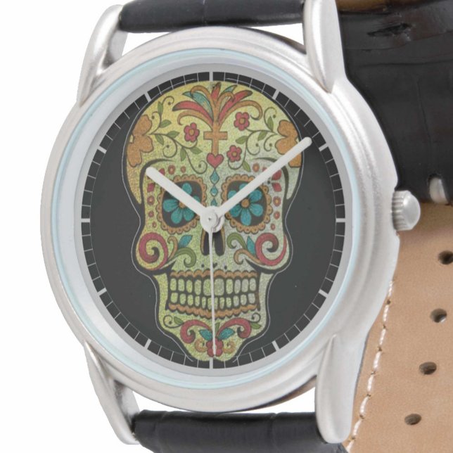 Sugar Skull Art Armbanduhr (Von Creator hochgeladen)