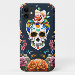 Sugar Skull Art - Celebrate Life Case-Mate iPhone Hülle