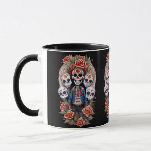 Sugar Skull Art - Der Stehende Mensch Tasse