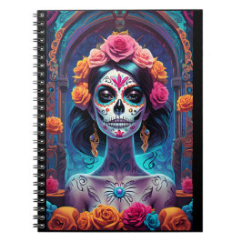 Sugar Skull Art - Embraise the Elegante Notizblock