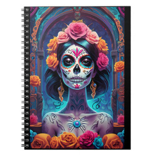 Sugar Skull Art - Embraise the Elegante Notizblock