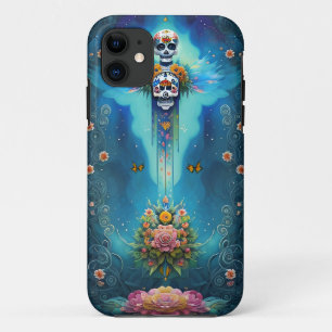 Sugar Skull Art-Festive Spirit Dia de los Muertos Case-Mate iPhone Hülle