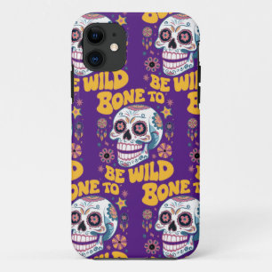 Sugar Skull Art - Knochen zum Wilden sein Case-Mate iPhone Hülle