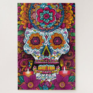 Sugar Skull Art - Lebhafte Traditionen Mexikos Puzzle