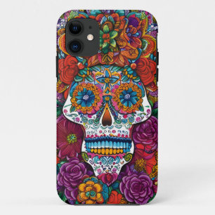 Sugar Skull Art - Mesmerisieren der Schönheit Case-Mate iPhone Hülle