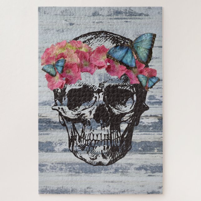 Sugar Skull Art Puzzle (Vertikal)