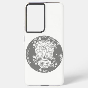 Sugar Skull Calavera Design Geschenk für Mexikaner Samsung Galaxy Hülle