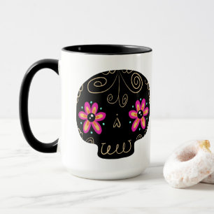 Sugar Skull Calaverita Tag der Toten Tasse