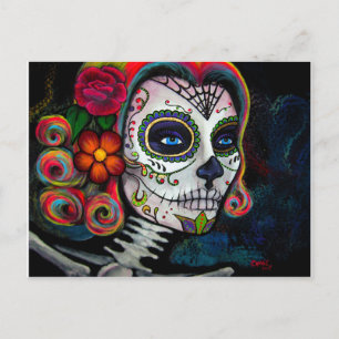 Sugar Skull Candy Postkarte