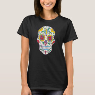 Sugar Skull Christlicher mexikanischer Stolz Dia d T-Shirt