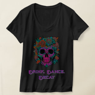 Sugar Skull Day of the Dead halloween T-Shirt