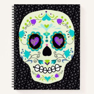 Sugar Skull  Day of the Dead Notebook Notizbuch