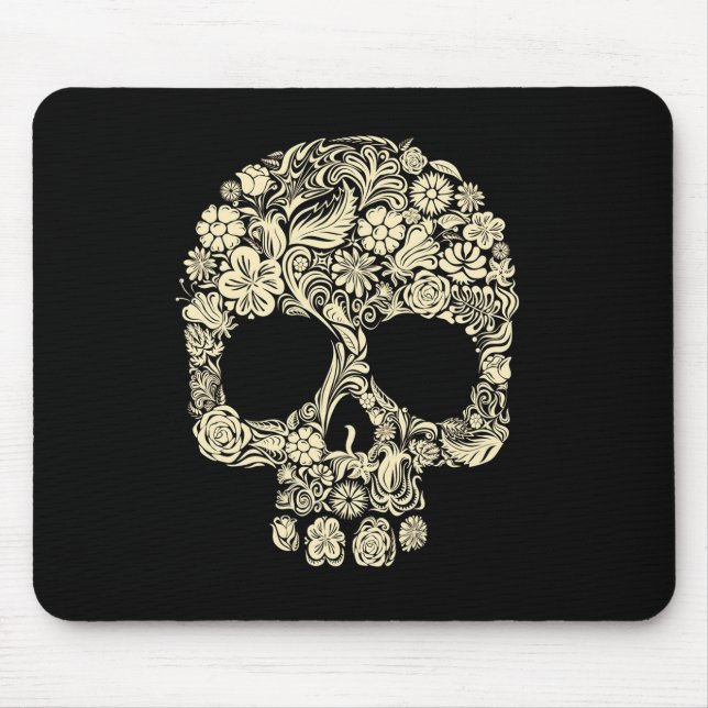 Sugar Skull, Dia de los Muertos #27 Mousepad (Vorne)