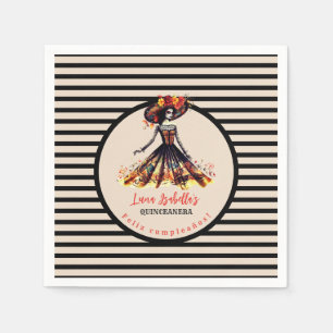 Sugar Skull Dia de los Muertos Day of the Dead Serviette
