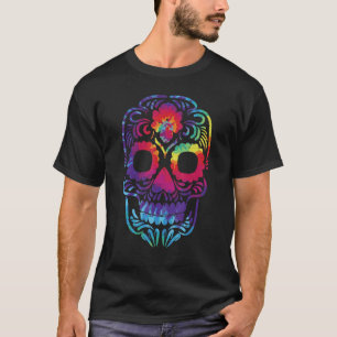 Sugar Skull Dia De Los Muertos Halloween Kostüm W T-Shirt