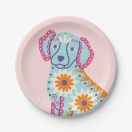 Sugar Skull Dog Day of the Dead Paper Tellers Pappteller