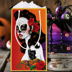 Sugar Skull Fairy Sunset Kleine Geschenktüte