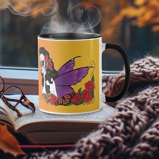 Sugar Skull Fairy Sunset Tasse (Von Creator hochgeladen)