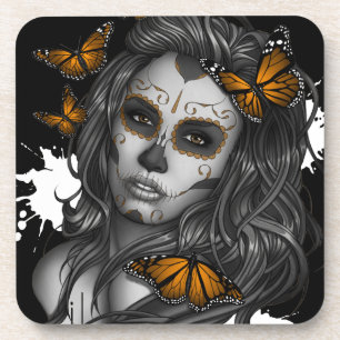 Sugar Skull Girl Untersetzer