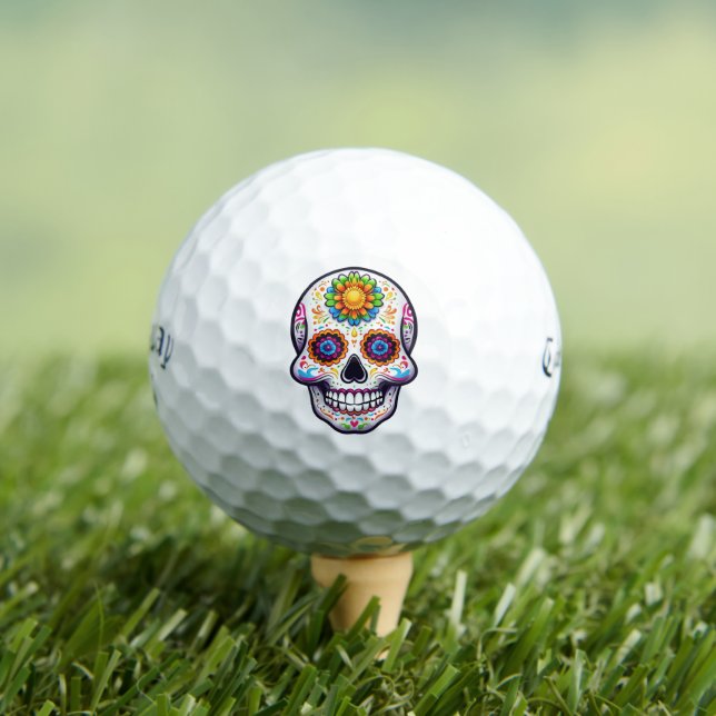 Sugar Skull Golfer Ball | Callaway Day of The Dead (Insitu T-Shirt)