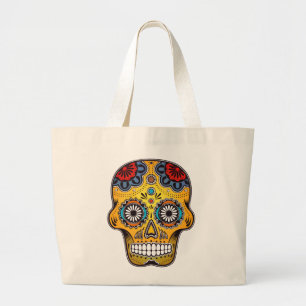 SUGAR SKULL JUMBO STOFFBEUTEL
