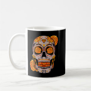 Sugar Skull Lazy Halloween Kostüm Cool mexikanisch Kaffeetasse