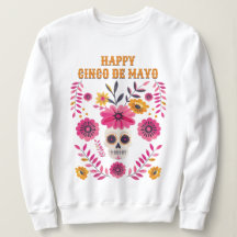 Sugar Skull mexikanische Blume Happy Cinco de Mayo