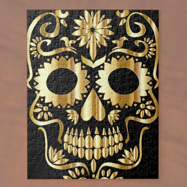 Sugar Skull Mexikanischer Tag der Toten Kulturkuns Puzzle (Von Creator hochgeladen)
