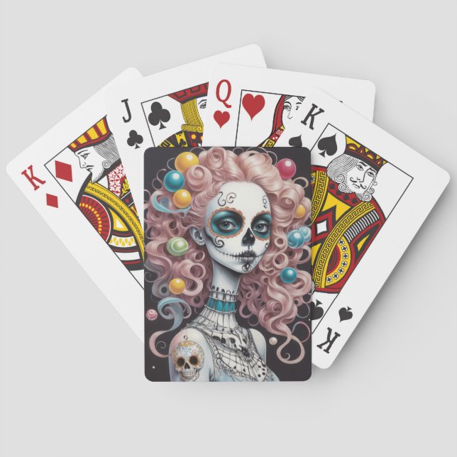 Sugar Skull Poker Karten Spielkarten (Rückseite)