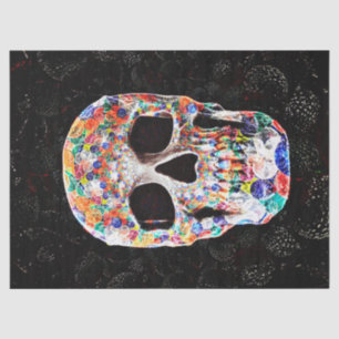 Sugar Skull Pop Art Balloons Design Seidenpapier