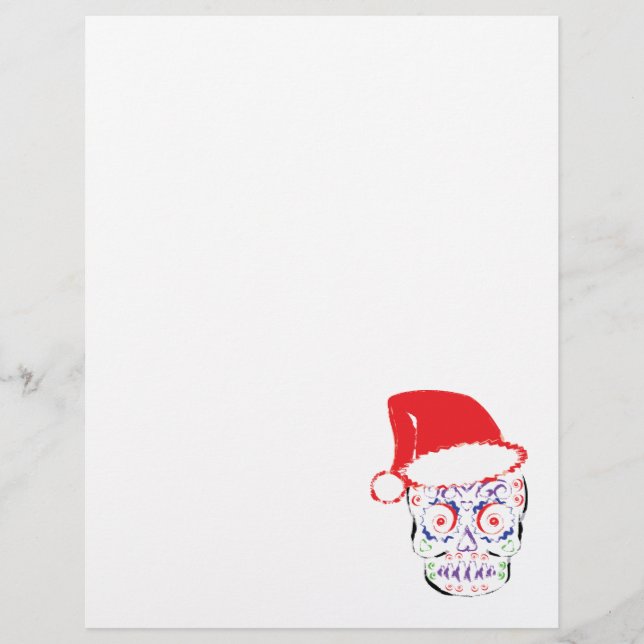 Sugar Skull Santa (Vorderseite)