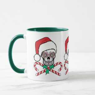 Sugar Skull Santa Tasse
