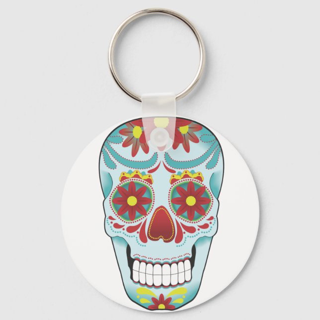 Sugar Skull Schlüsselanhänger (Vorderseite)