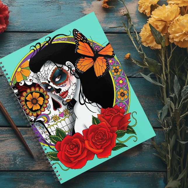 Sugar Skulls Art Nouveau Planer (Von Creator hochgeladen)