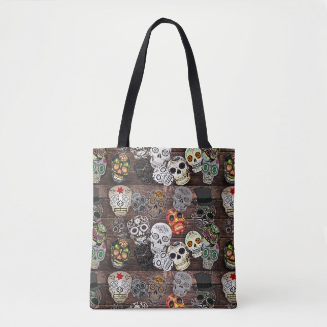 Sugar Skulls Halloween Bag (Vorderseite)