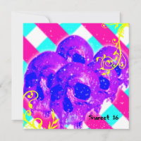 Sugar Skulls Harajuku Goth Birthday