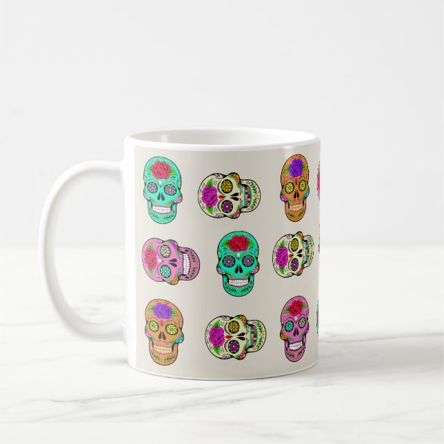 Sugar Skulls Tasse (Links)