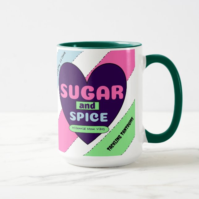 Sugar & Spice: Millennial-Mutter-Power Tasse (Rechts)
