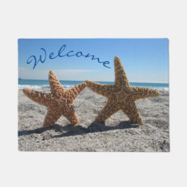 Sugar Starfish am Strand - Willkommen vor der Tür Fußmatte