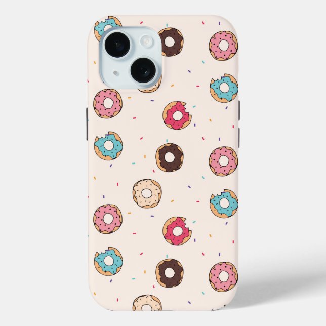 Sugar Sweet Donut Muster Case-Mate iPhone Hülle (Rückseite)