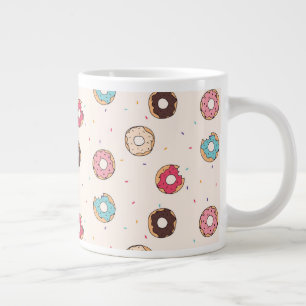 Sugar Sweet Donut Muster Jumbo-Tasse