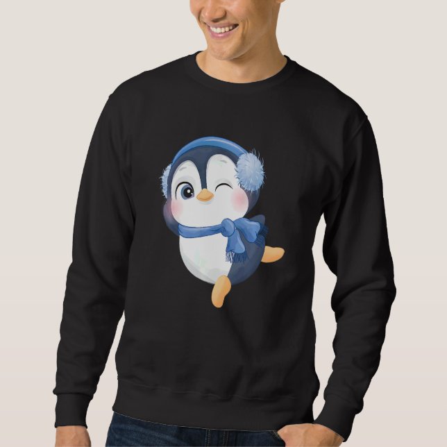 Sugar sweet penguin   sweatshirt (Vorderseite)