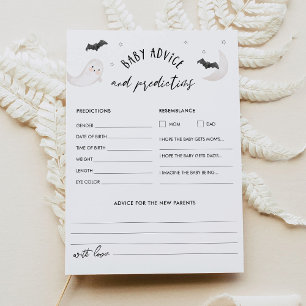 SUGARBOO Baby Shower Advice & Predictions Card Einladung