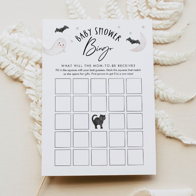 SUGARBOO Halloween Bingo Kinderspielkarte Einladung (Von Creator hochgeladen)