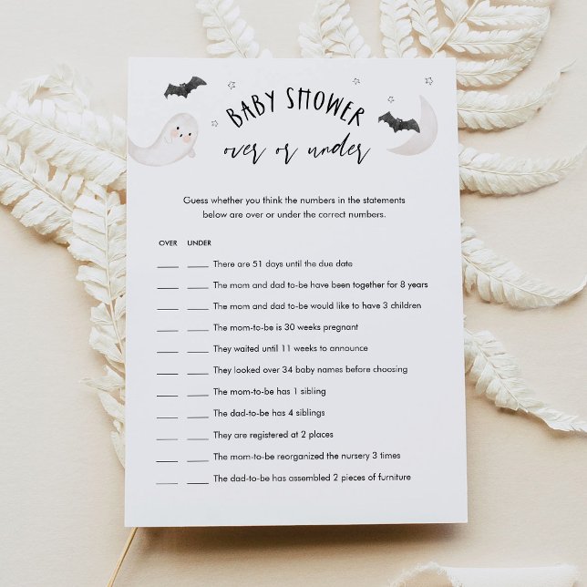 SUGARBOO Halloween Oben oder unter dem Kinderdusch Einladung (Von Creator hochgeladen)